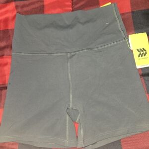 All in Motion Women's Charcoal Bike Shorts 4"